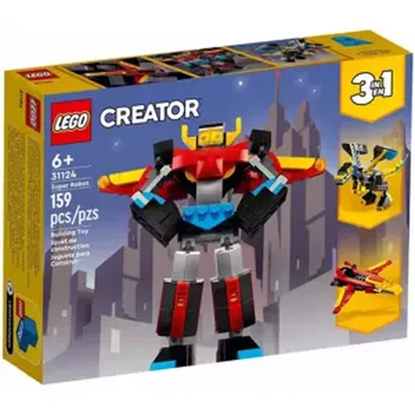 LEGO CREATOR Super robot 3v1 31124 STAVEBNICE