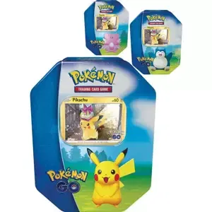 ADC Hra TCG Pokémon GO Tin set 4x booster s doplňky v kovovém boxu 3 druhy