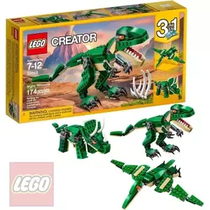 LEGO CREATOR Úžasný dinosaurus 3v1 31058 STAVEBNICE