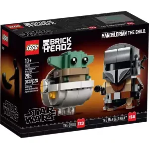 LEGO STAR WARS Brickheadz Mandalorian a dítě 75317 STAVEBNICE