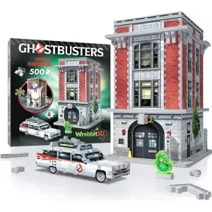 WREBBIT 3D puzzle Ghostbusters: Požární zbrojnice krotitelů duchů 500 dílků