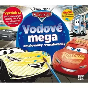 Mega vodová A3 omalovánka - Cars