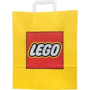 LEGO Taška reklamní papírová nákupní 34x35cm žlutá s logem