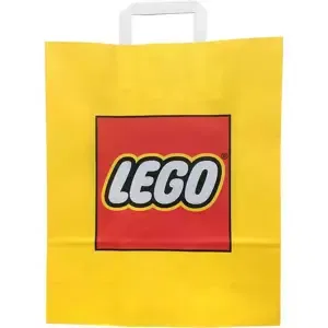 LEGO Taška reklamní papírová nákupní 34x35cm žlutá s logem