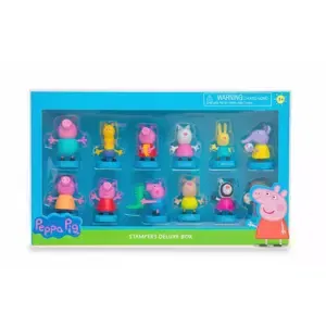 Peppa Pig: 12 figurek s razítkem - Deluxe Box