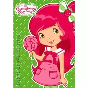 AKIM Omalovánky A5 Jahůdka (Strawberry Shortcake) Obkreslovánky