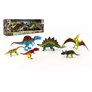 Sada Dinosaurus hýbající se 6ks plast v krabici 48x17x13cm