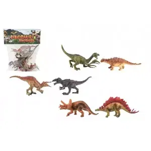 Dinosaurus plast 15-16cm 6ks v sáčku