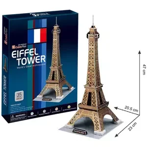 C Puzzle 3D Eiffelova věž - 35 dílků