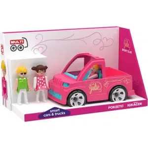 EFKO IGRÁČEK MultiGO Trio Julie Sport Club set auto + 3 figurky s doplňky