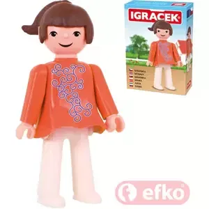 EFKO IGRÁČEK Maminka figurka 7,5cm rodina v krabičce STAVEBNICE