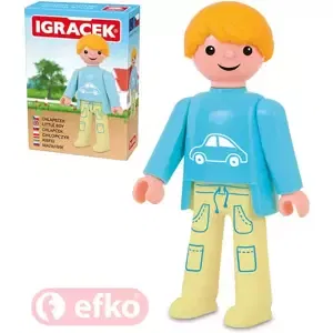 EFKO IGRÁČEK Chlapeček figurka 7,5cm rodina v krabičce STAVEBNICE