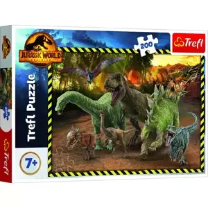 Puzzle Dinosauři z Jurského parku 200 dílků