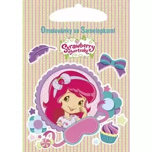 AKIM Omalovánky do ruky se samolepkami A5 Jahůdka (Strawberry Shortcake)