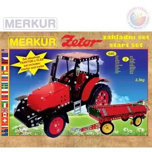 MERKUR Zetor základní set traktor + vlek 646 dílků