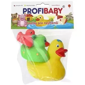 PROFIBABY Baby kačenky barevné do vody set 3ks pro miminko
