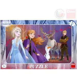 DINO Puzzle deskové 15 dílků 25x15cm Frozen II (Ledové Království)