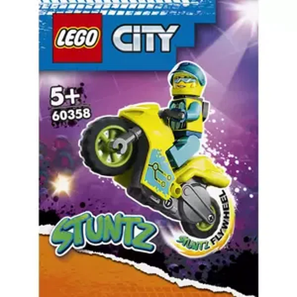 LEGO® City 60358 Kaskadérská kybermotorka