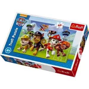 TREFL PUZZLE Připraveni do akce Tlapková Patrola skládačka 33x22cm 60 dílků