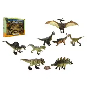 Dinosaurus figurky 8ks v krabici 46x34x7cm