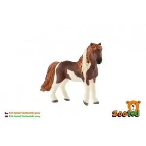 Kůň domácí Shetlandský pony 12cm