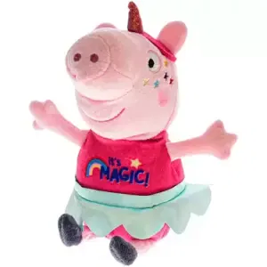 PLYŠ Jednorožec prasátko Peppa Pig 31cm párty