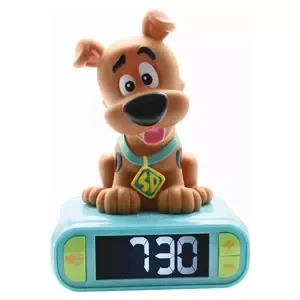 Dětský budík Scooby Doo s nočním osvětlením
