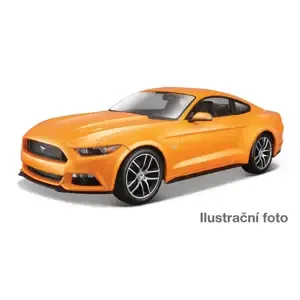 Maisto - 2015 Ford Mustang GT, metal oranžová, 1:18