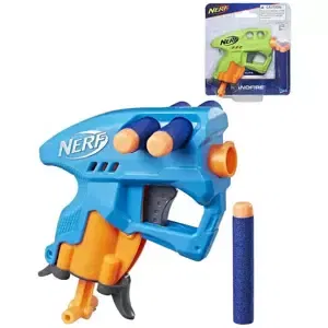 HASBRO NERF Elite Nanofire set blaster + 3 šipky 2 barvy plast