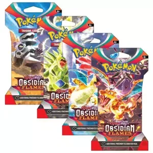 ADC Hra Pokémon TCG SV03 Obsidian Flames booster set 10 karet blister