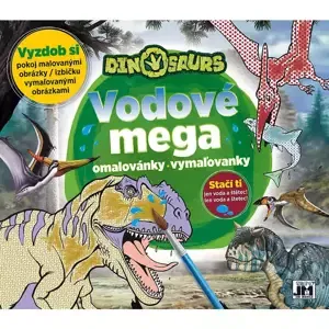 JIRI MODELS Mega omalovánky vodové Dinosauři