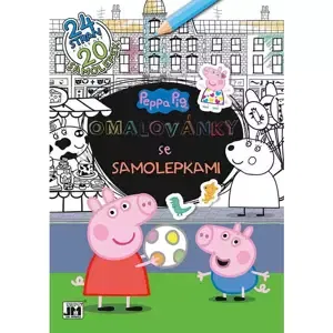 JIRI MODELS Omalovánky A4+ samolepky Peppa Pig