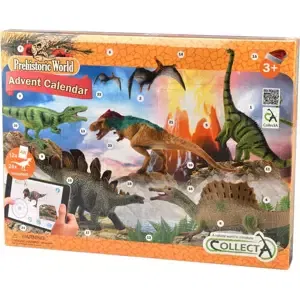 MAC TOYS Kalendář adventní dinosauři 24 zvířátek s doplňky