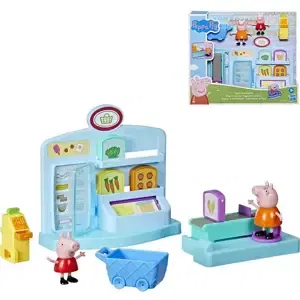 HASBRO Supermarket Peppa Pig herní set 2 figurky s doplňky