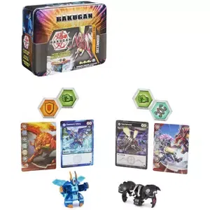 Bakugan plechový box set s exkluzivním Bakuganem S4 a doplňky s překvapením