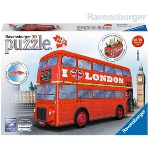 RAVENSBURGER Puzzle 3D Londýnský autobus 216 dílků Easyclick plast