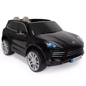 INJUSA 7192 Dětské dvoumístné elektrické vozidlo PORSCHE CAYENNE S 12V R/C černé