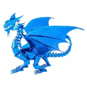 METAL EARTH 3D puzzle Modrý drak (ICONX)