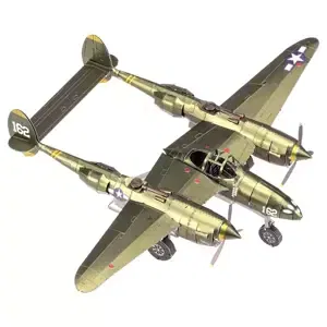 METAL EARTH 3D puzzle Lockheed Martin P-38 Lightning (ICONX)