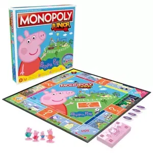 HASBRO Hra MONOPOLY Junior prasátko Peppa Pig