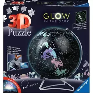 RAVENSBURGER 3D Svítící puzzleball Hvězdný globus 190 dílků