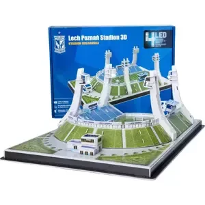 Svítící 3D puzzle Stadion Lech Poznań - FC Lech Poznań 65 dílků