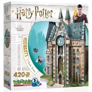 WREBBIT 3D puzzle Harry Potter: Bradavice, Hodinová věž 420 dílků