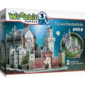 WREBBIT 3D puzzle Zámek Neuschwanstein 890 dílků