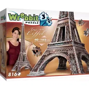 WREBBIT 3D puzzle Eiffelova věž 816 dílků