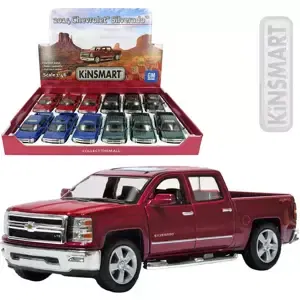 KINSMART Auto model 1:46 CHEVROLET Silverado 2014 kov PB 13cm 4 barvy