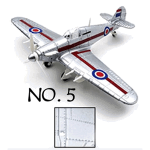 mamido  Stavebnice letadlo Hawker Hurricane NO.5 1:48