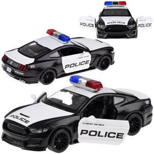 mamido  Auto kovové policie Ford Shelby GT350 měřítko 1:32 světla majáky