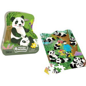 mamido  Puzzle Panda s bambusem 48 dílků