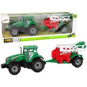 mamido  Traktor s postřikovačem třecí pohon zelený